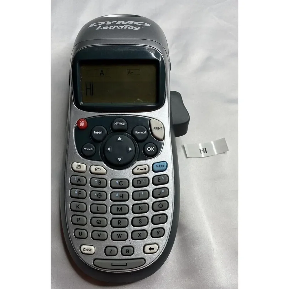 DYMO LT-100H LetraTag Handheld Portable Label Maker Batteries Not Included ￼